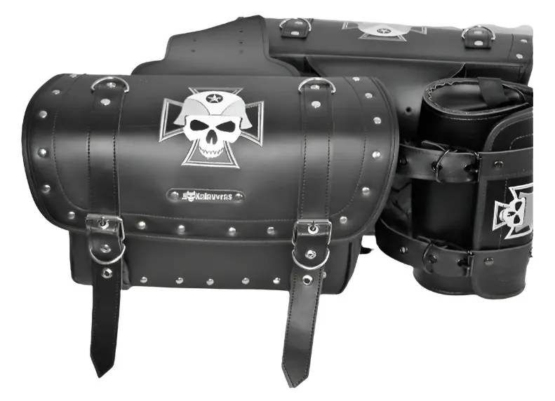Alforjas Modelo E Reforzadas + Portaherramientas Cruzskull1