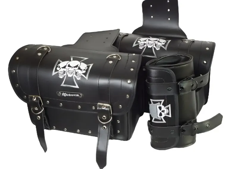 Alforjas Modelo E Reforzadas + Portaherramientas Cruzskull3