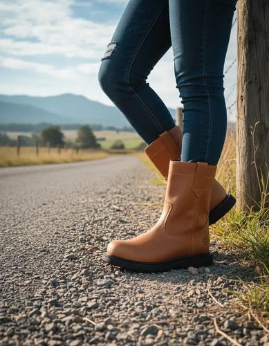 Bota Rooper Laredo 100% Piel Canela
