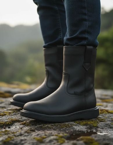 Bota Rooper Laredo 100% Piel Negro