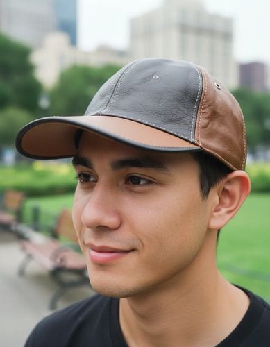 Cachucha Gorra de Piel Excelente Calidad Lk Cafe-Camel