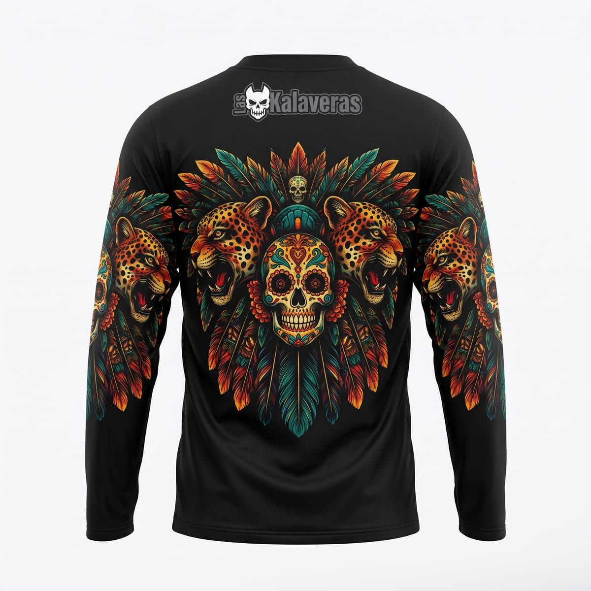 Playera Manga Larga Línea Animales Ancestrales - Jaguar