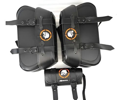 Alforjas K2 Reforzadas + Portaherramientas CIRCULO NARANJA