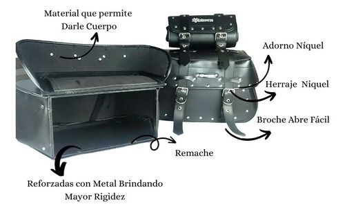 Alforjas K2 Reforzadas + Portaherramientas