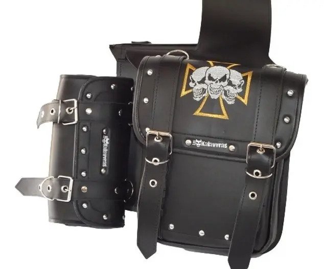 Alforjas Chicas + Portaherramientas (30x12x26, 16 L) - EAGLE2 CRUZOROSKULL3