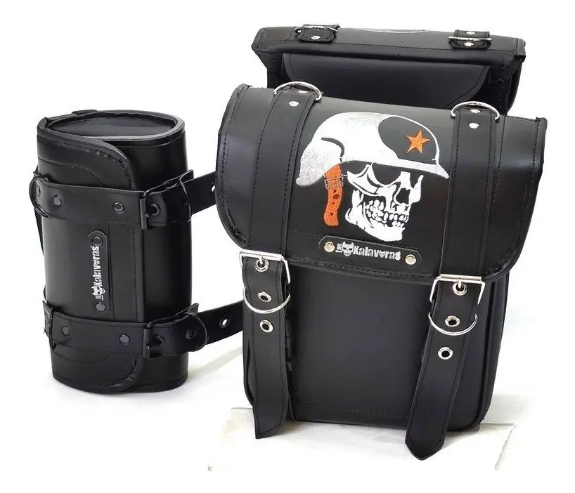 Alforjas Chicas + Portaherramientas (30x12x26, 16 L) - EAGLE2 SKULLH