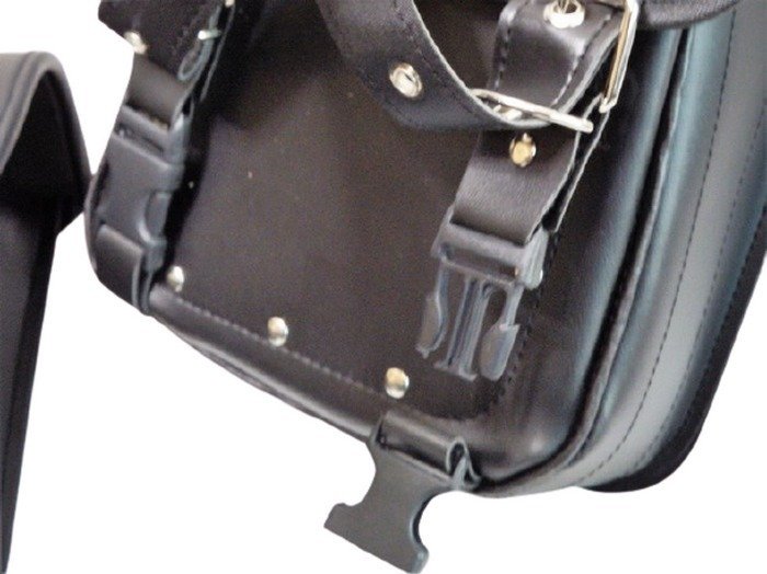 Alforjas Chicas + Portaherramientas (30x12x26, 16 L) - Negro total