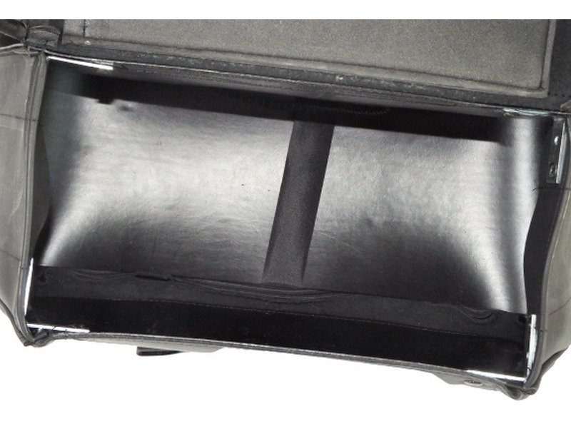 Alforjas K2 Línea de Lujo + Portaherramientas (28 L) - Negro con adornos