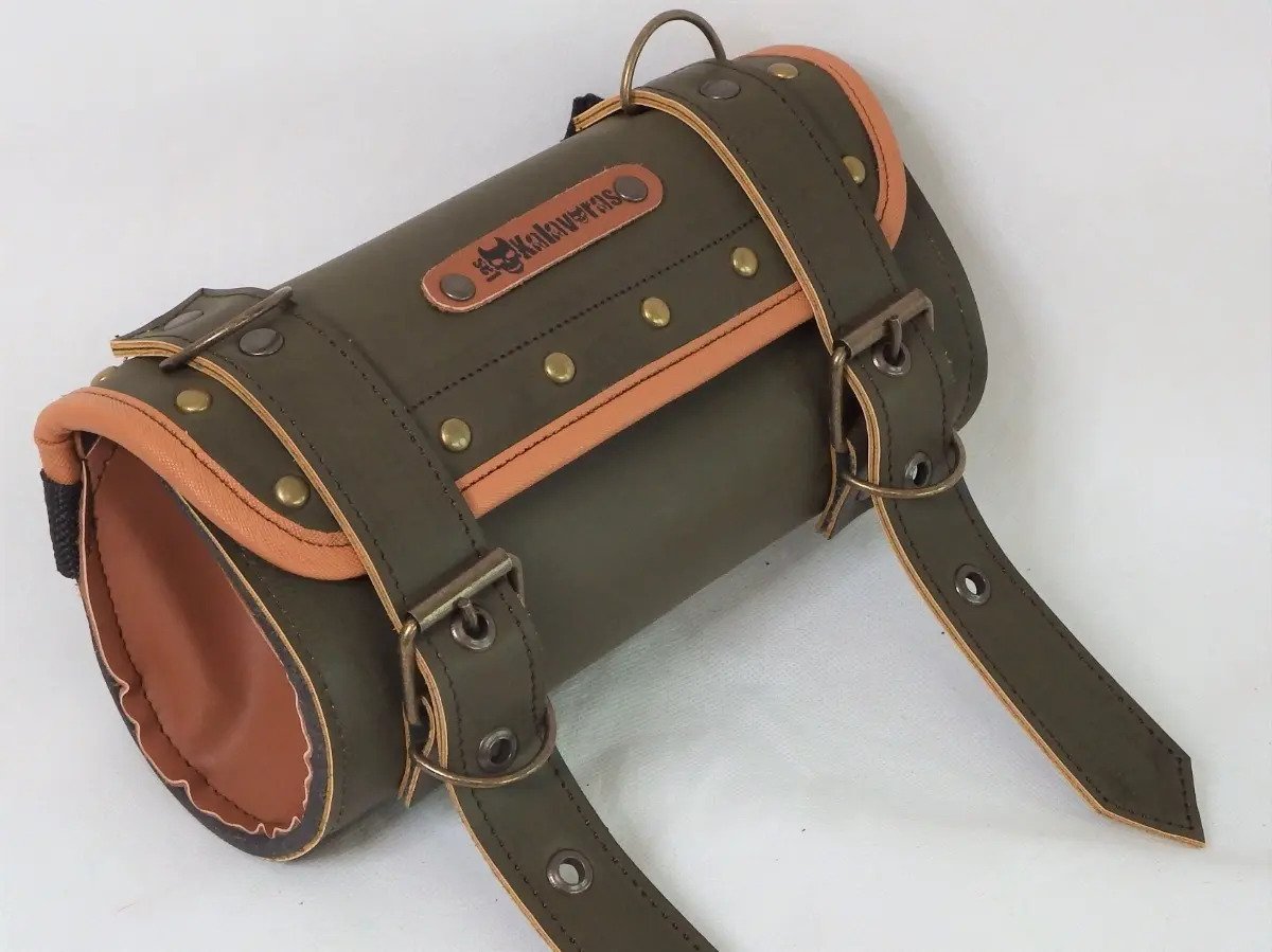 Alforjas K2 Línea de Lujo + Portaherramientas (28 L) - Verde militar edicion limitada