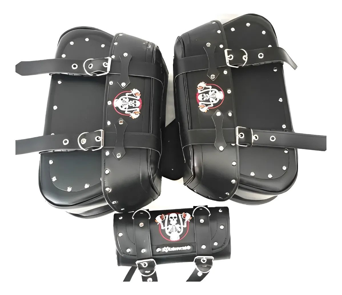Alforjas K2 Reforzadas + Portaherramientas - BORDADO MOTO