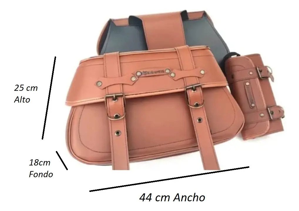 Alforjas K2 Reforzadas + Portaherramientas - CAMEL SIN ESTOPEROL