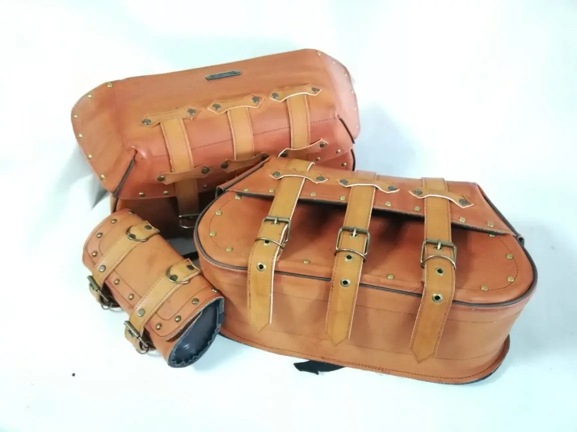 Alforjas ML3 Lujo Camel + Portaherramientas - Camel