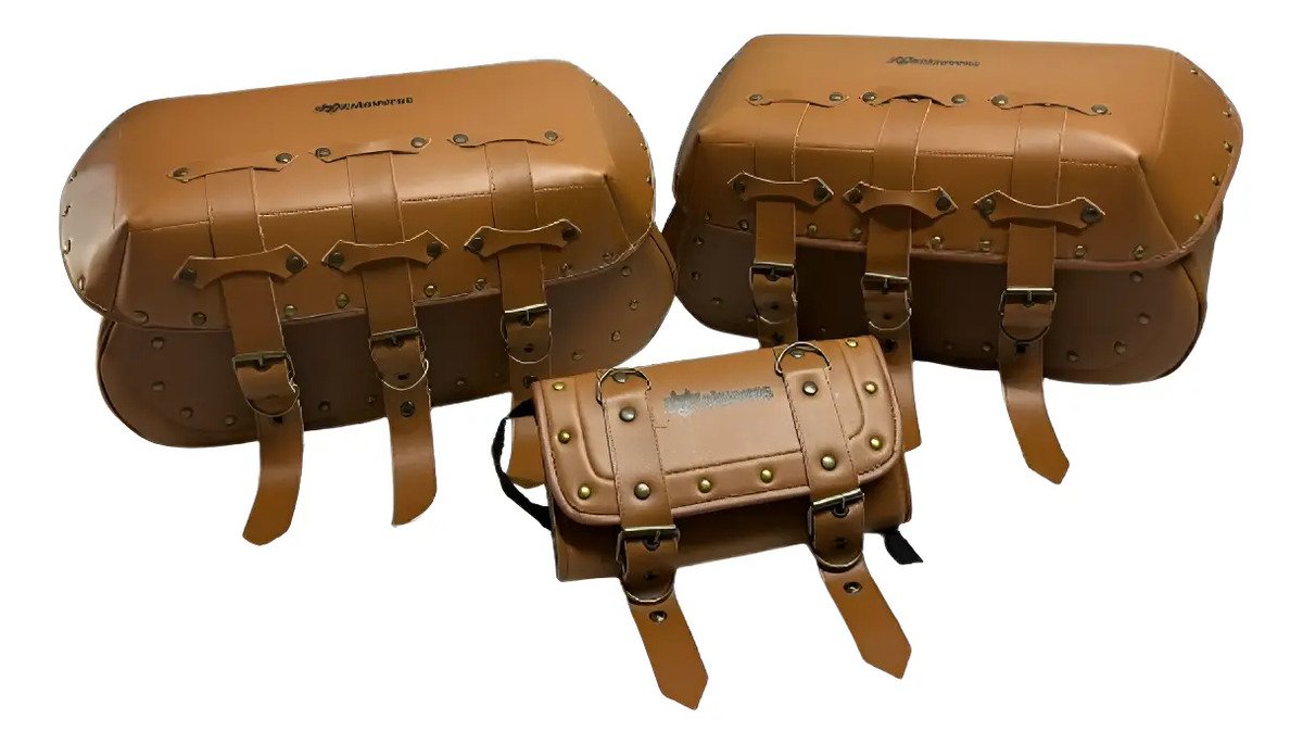 Alforjas ML3 Reforzadas + Portaherramientas - Camel