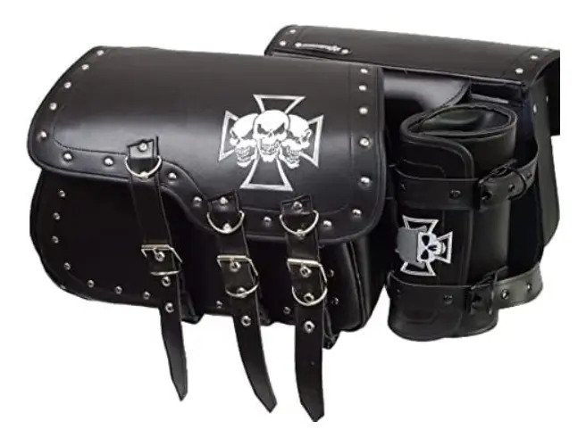 Alforjas Modelo A Reforzadas + Portaherramientas - Cruzskull3