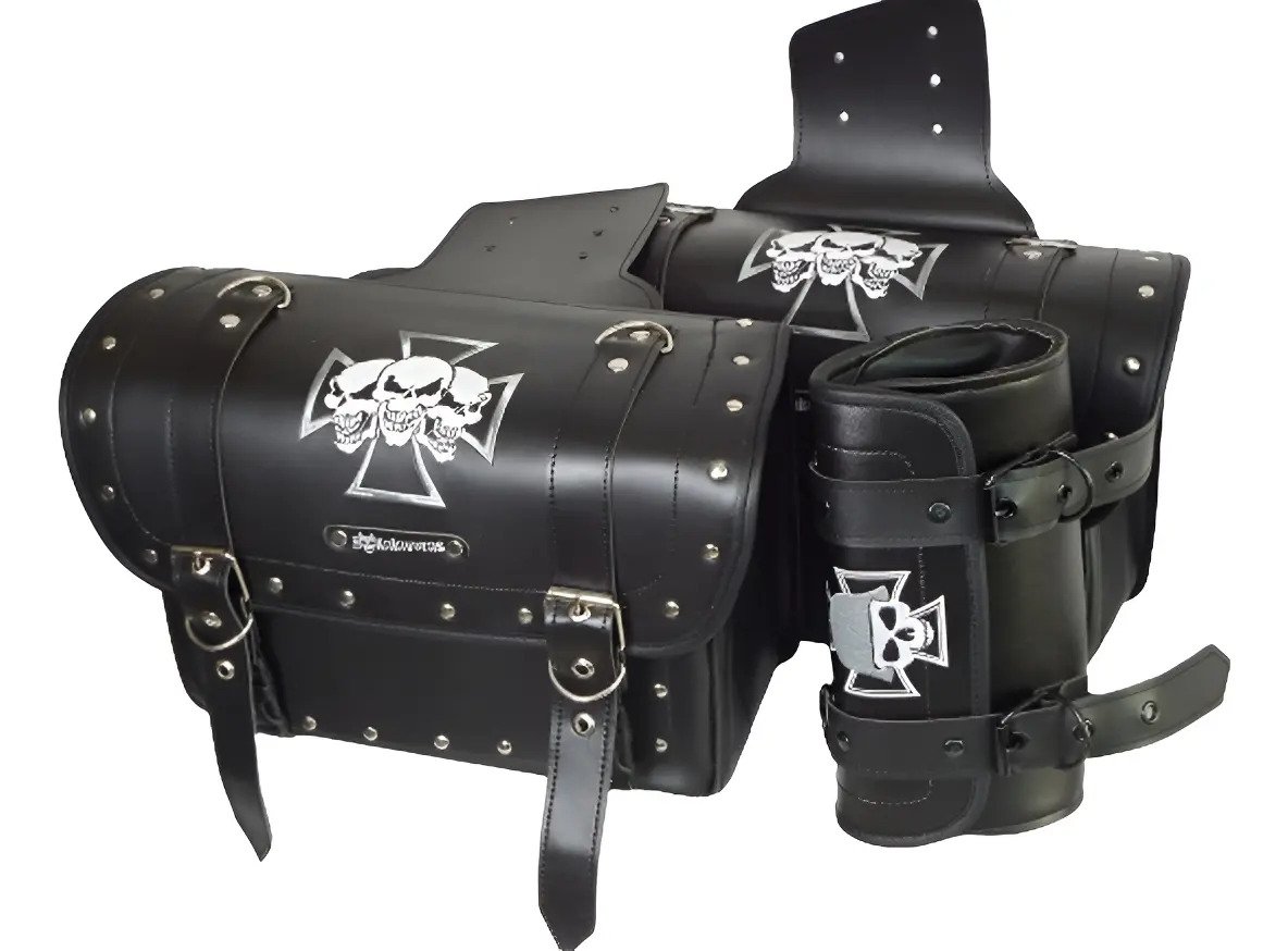 Alforjas Modelo E Reforzadas + Portaherramientas - Eagle1 Cruzskull3