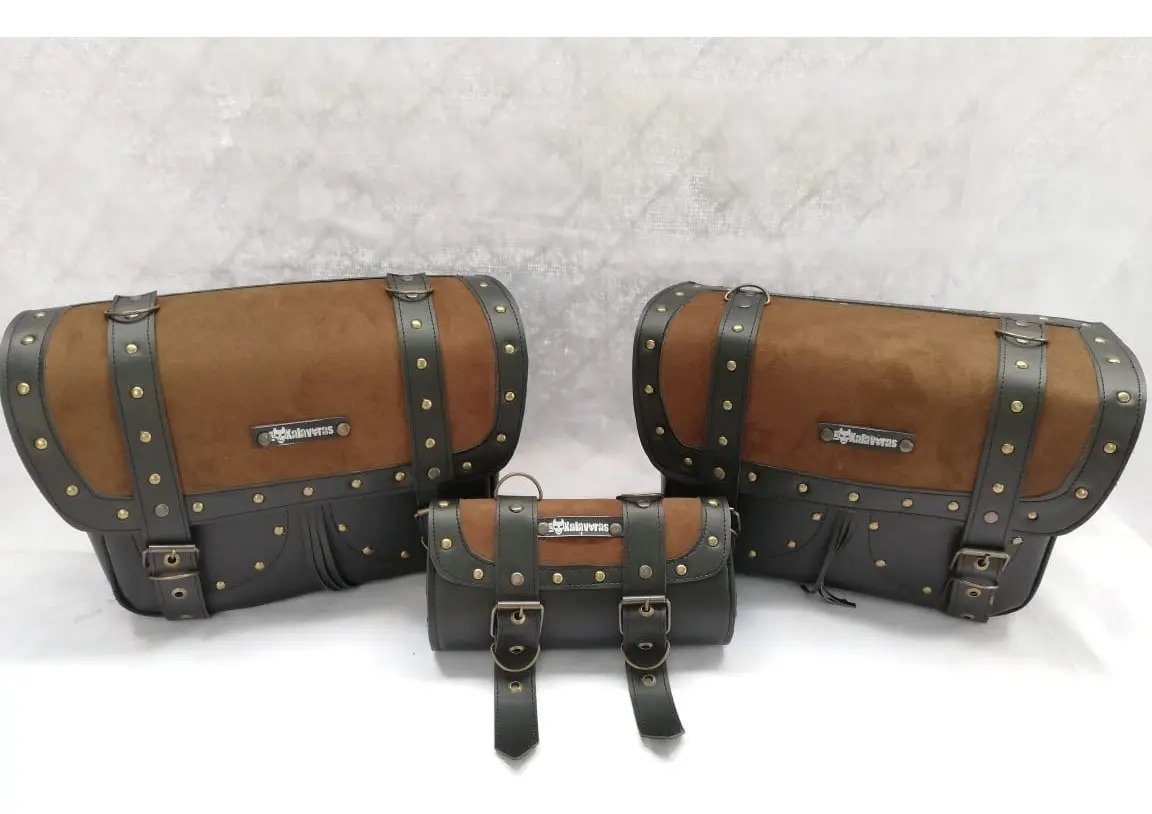Alforjas Vintage + Portaherramientas (35x25x15) - Vintage / 13 L Vintage cafe / 13 L