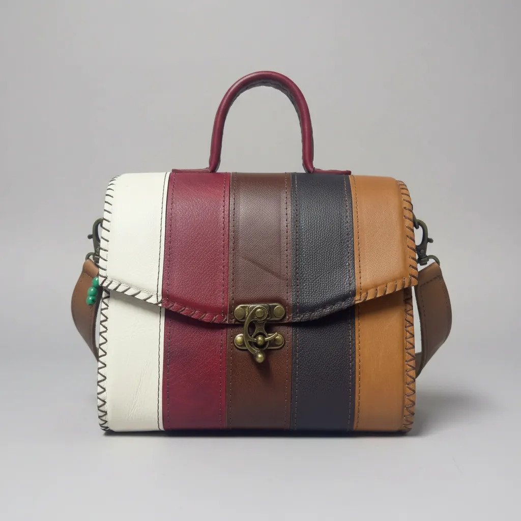 Bolsa de Piel Artesanal para Dama Estilo Vintage