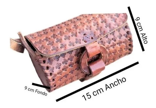 Bolso Artesanal de Vaqueta para Dama (Chico)