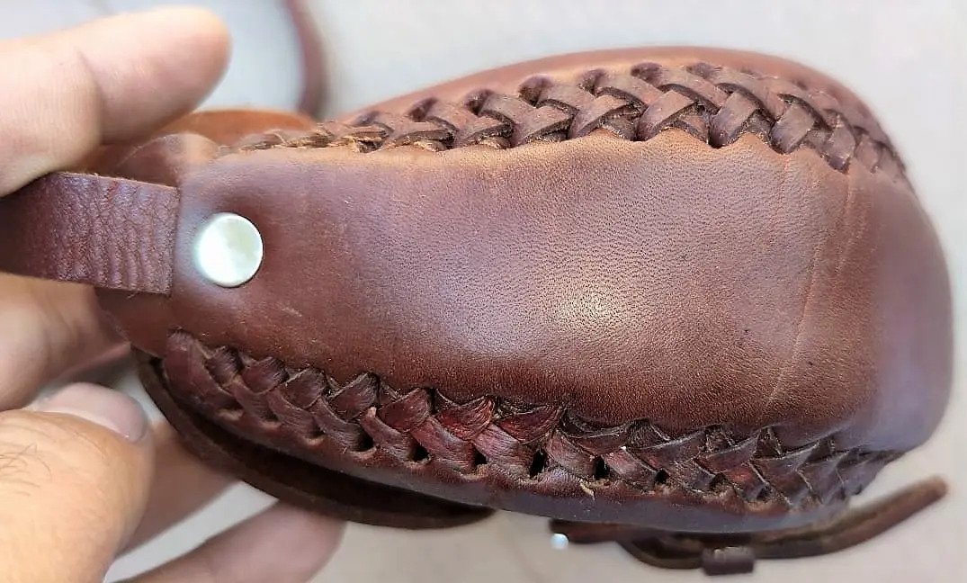 Bolso de Piel Artesanal de Vaqueta