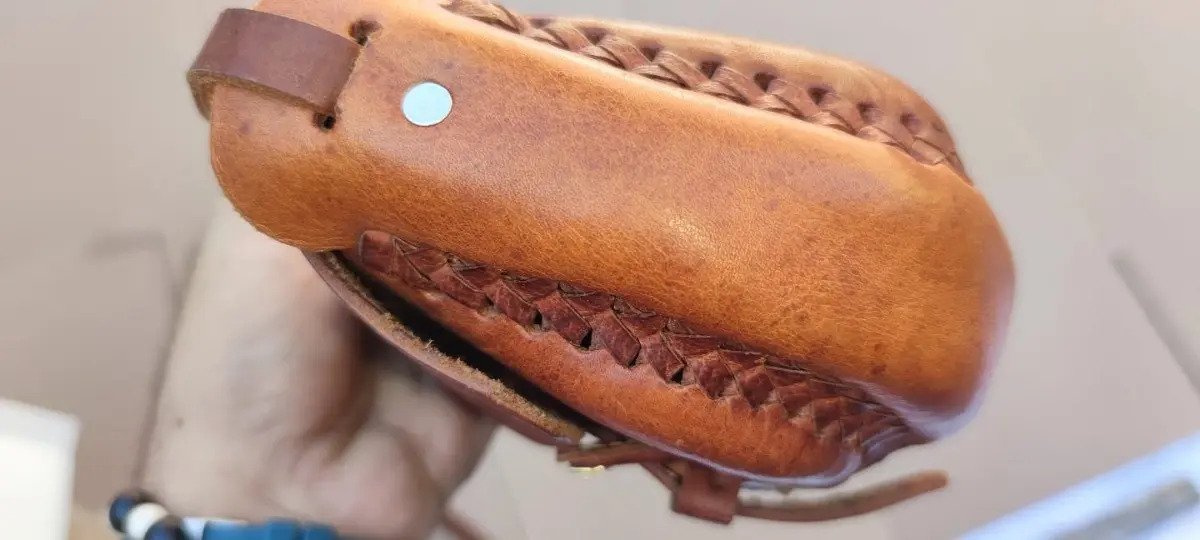 Bolso de Piel Artesanal de Vaqueta - Vaqueta