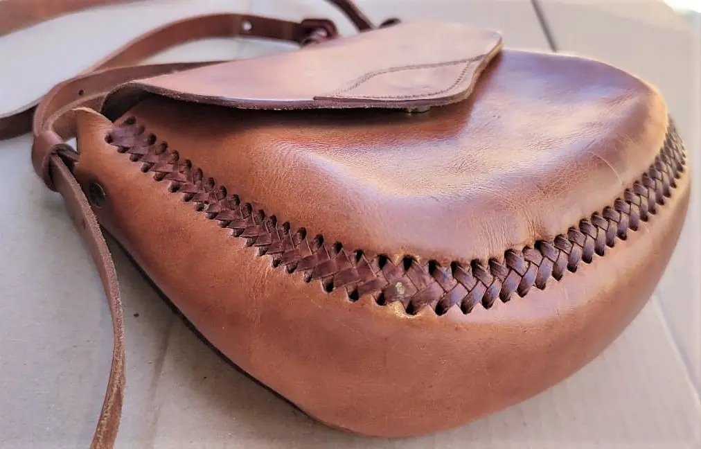 Bolso de Piel Artesanal para Dama – Vaqueta Medio Liso