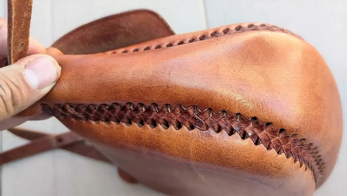 Bolso de Piel Artesanal para Dama – Vaqueta Medio Liso