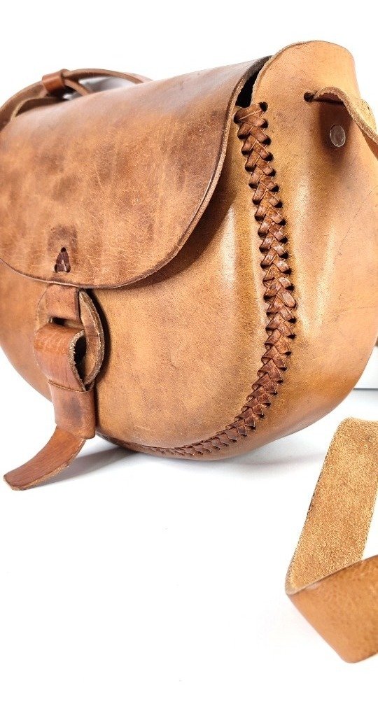 Bolso de Piel Artesanal para Dama (Vaqueta) - Vaqueta / Vaqueta medio / Lisa