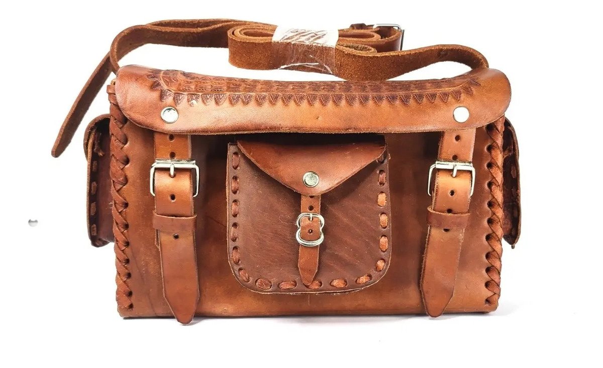 Bolso Maletín Portacámara de Vaqueta