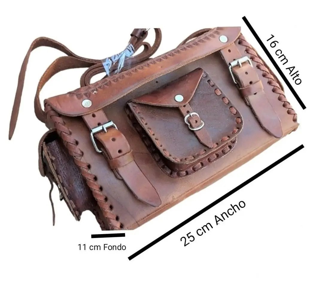 Bolso Maletín Portacámara de Vaqueta
