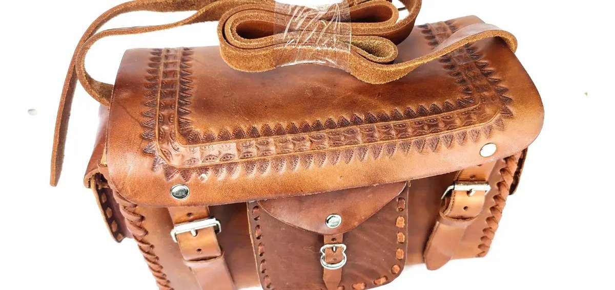 Bolso Maletín Portacámara de Vaqueta