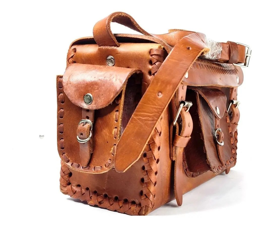 Bolso Maletín Portacámara de Vaqueta