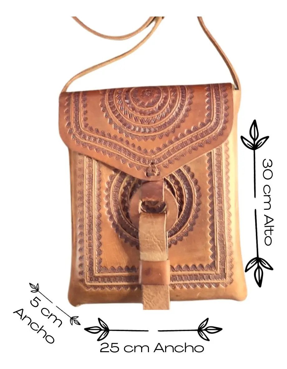 Bolso Maletín Portafolio Chico Unisex de Vaqueta