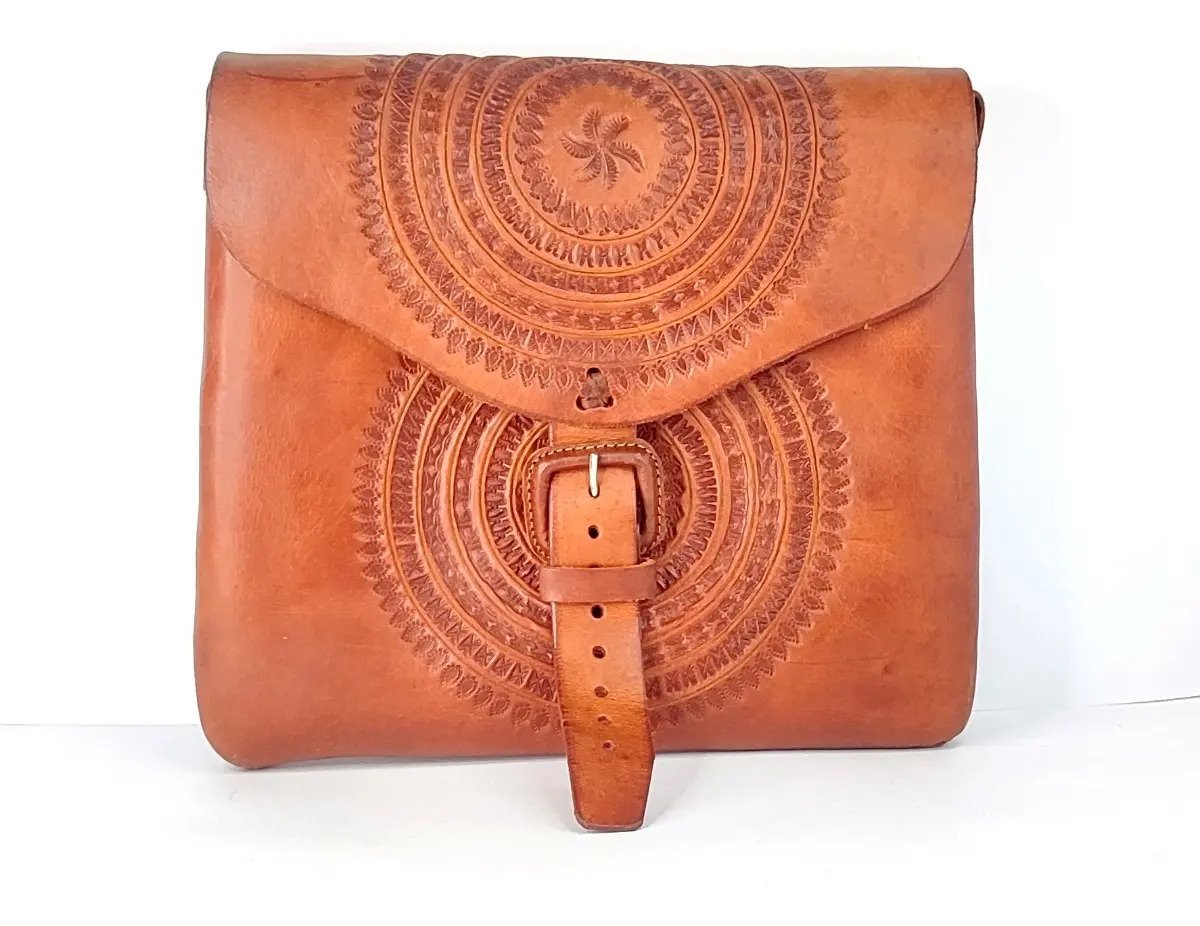 Bolso Maletín Portafolio Unisex de Vaqueta Cafe Obscura