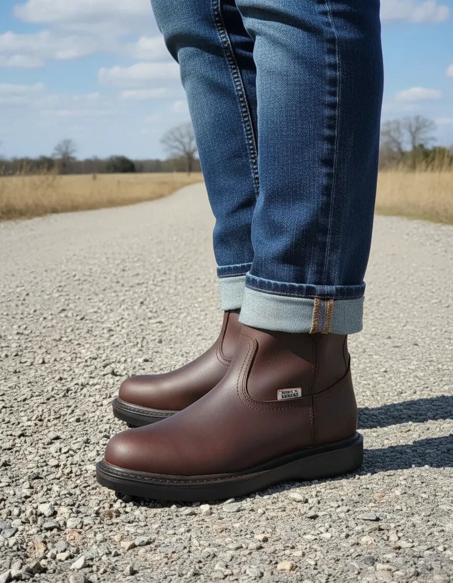 Bota Rooper Laredo 100% Piel - Tabaco Cafe