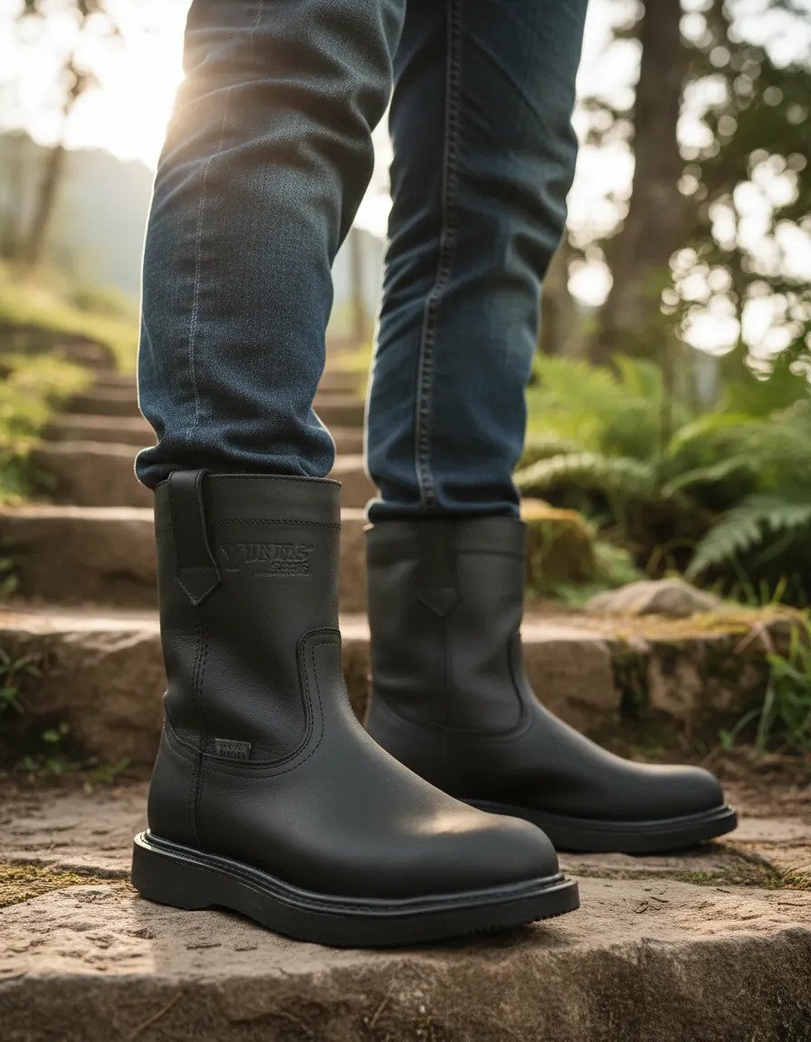Bota Rooper Laredo 100% Piel - Negro