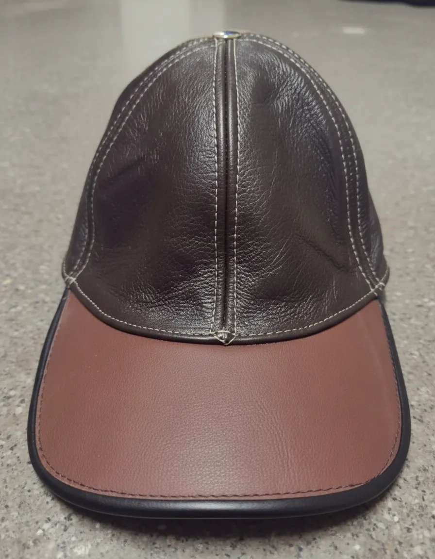 Cachucha Gorra de Piel Excelente Calidad Lk - Cafe- Camel