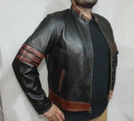 Chamarra de Piel 100% Modelo Wolverine