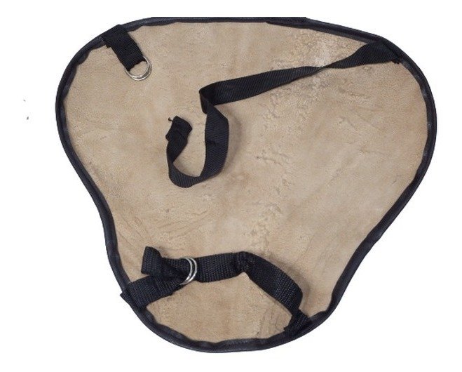 Cubre Asiento de Piel de Vaca (35 x 38 cm)
