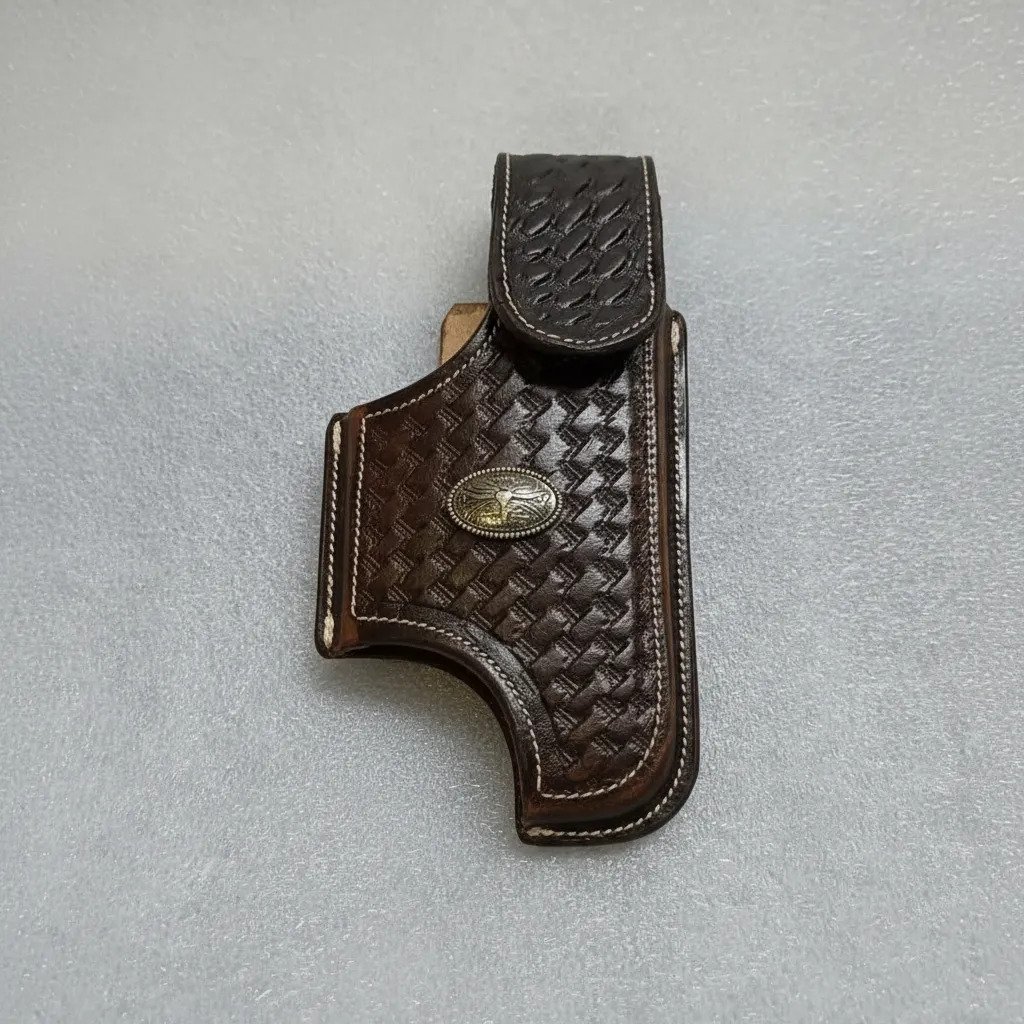 Funda Porta Celular de Piel – Nuevos Diseños - Bfl - Cafe