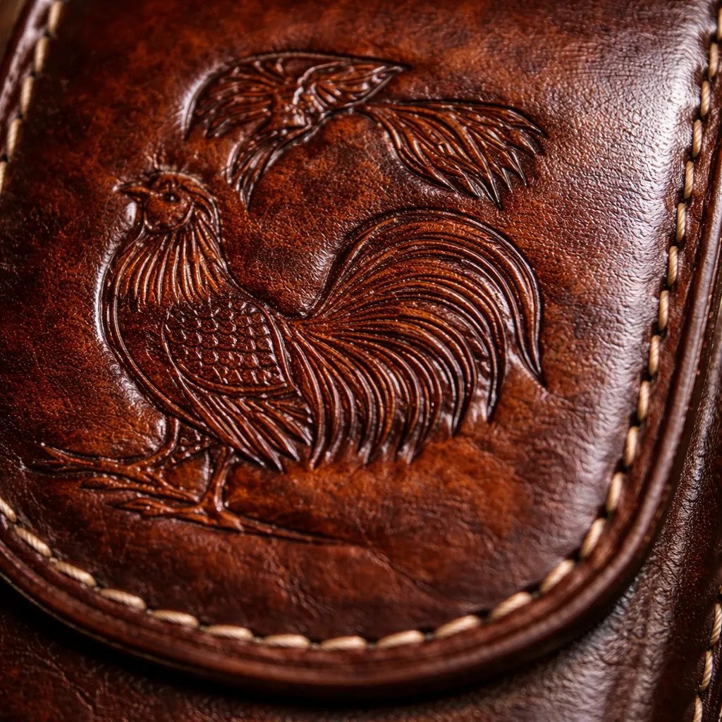 Funda Porta Celular de Piel – Nuevos Diseños - Cafe rancho - Cafe