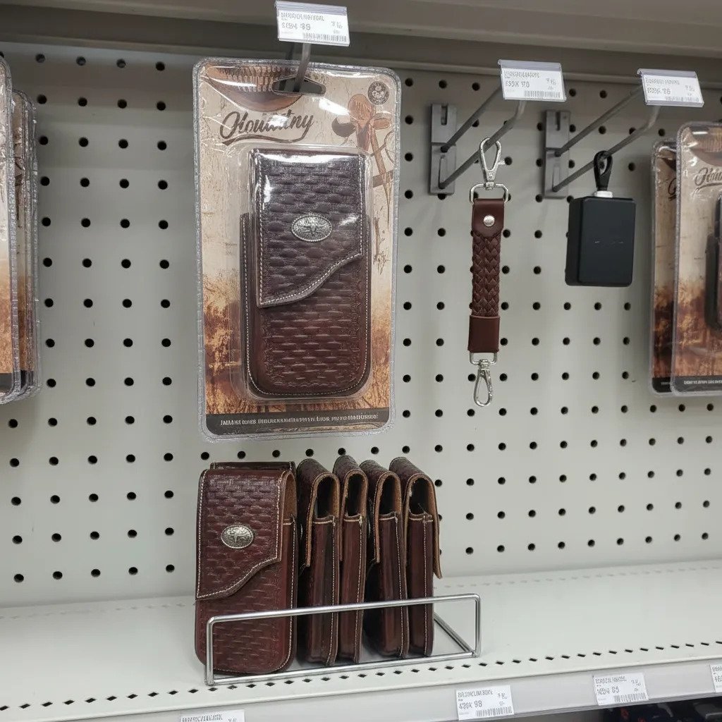 Funda Porta Celular de Piel – Nuevos Diseños - Boot - Cafe Toro tejido - Cafe oscuro
