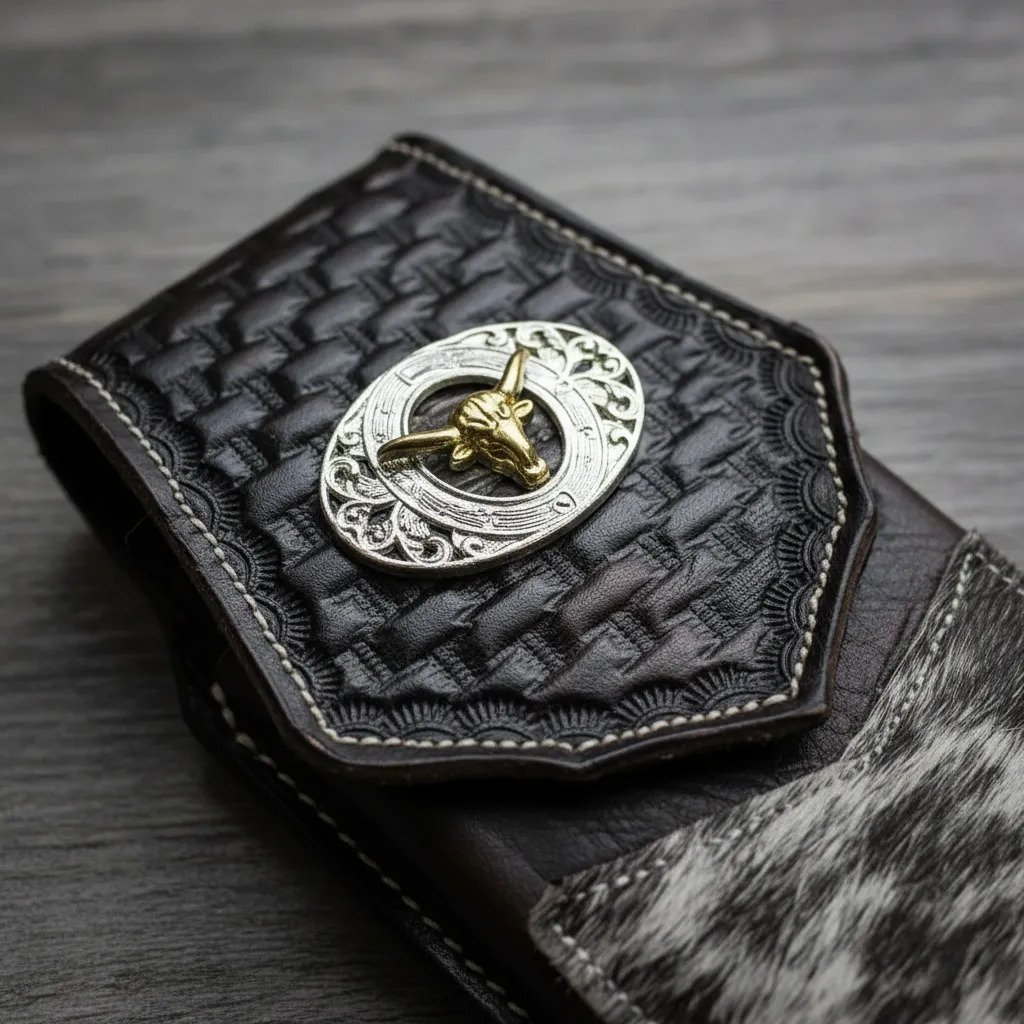 Funda Porta Celular de Piel – Nuevos Diseños - Torov - Negro