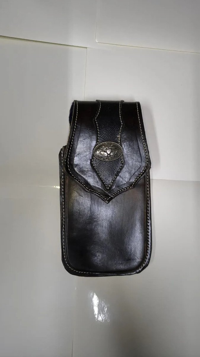 Funda Porta Celular de Piel – Nuevos Diseños - Torox - Cafe oscuro
