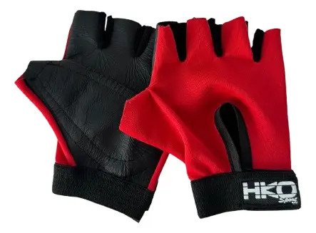 Guantes sin Dedos Las Kalaveras CH (INFANTIL) / Rojo