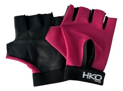 Guantes sin Dedos Las Kalaveras - Fucsia / GRANDE