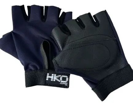 Guantes sin Dedos Las Kalaveras - MEDIANO / Azul oscuro