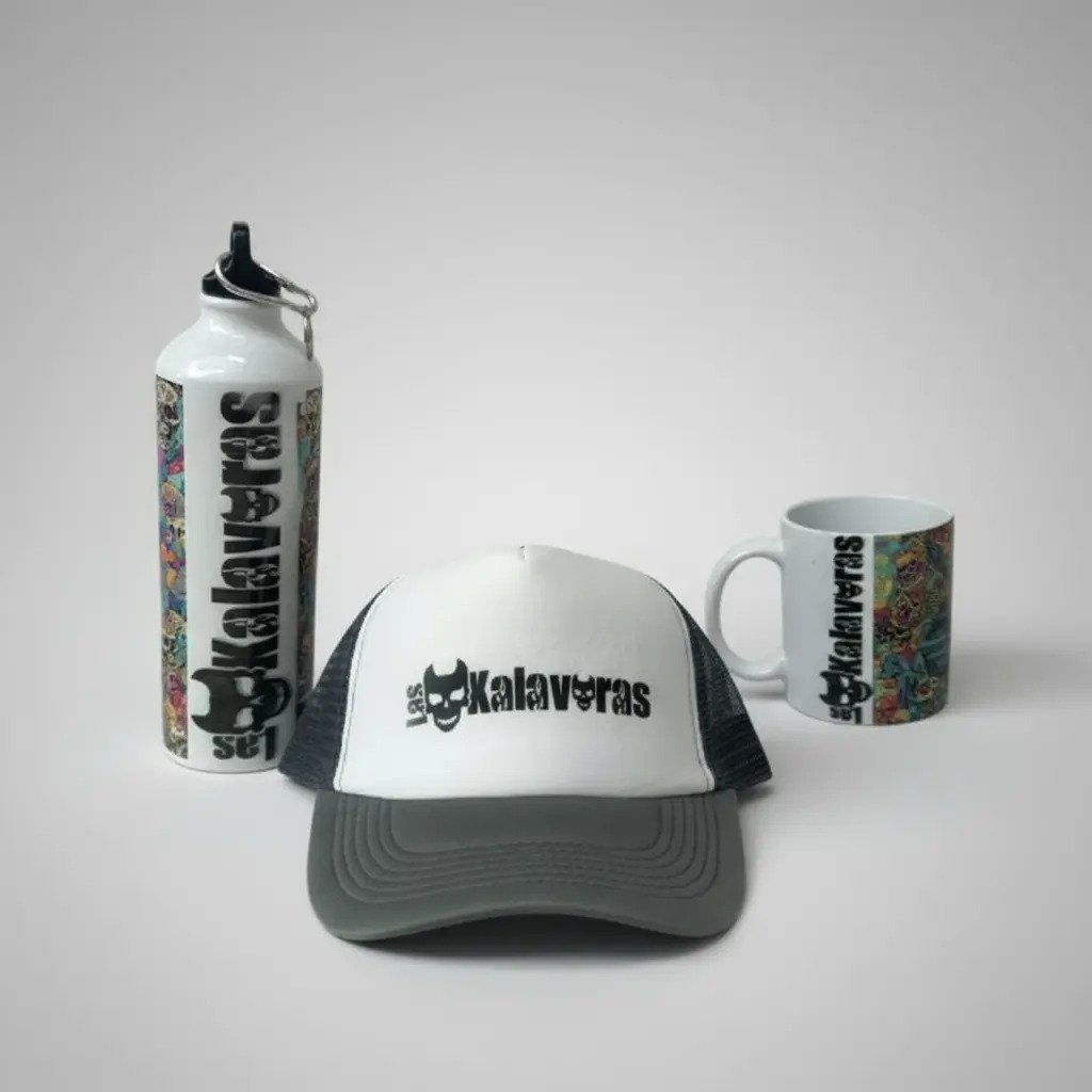 Kit Kalavera: Gorra, Taza y Termo