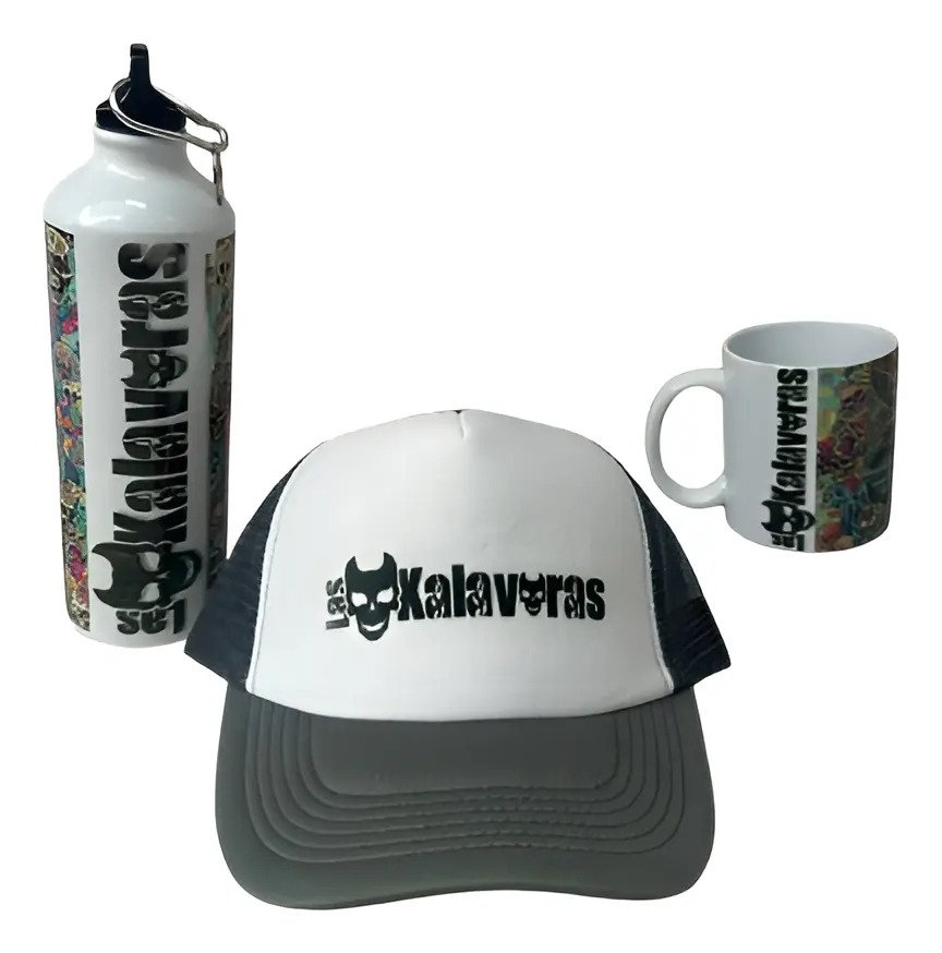 Kit Kalavera: Gorra, Taza y Termo