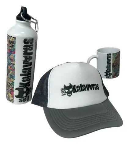 Kit Kalavera: Gorra, Taza y Termo
