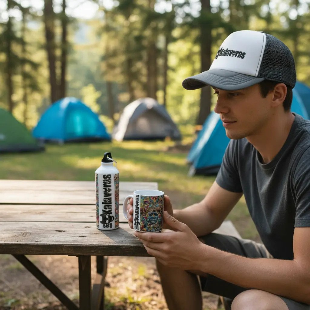 Kit Kalavera: Gorra, Taza y Termo